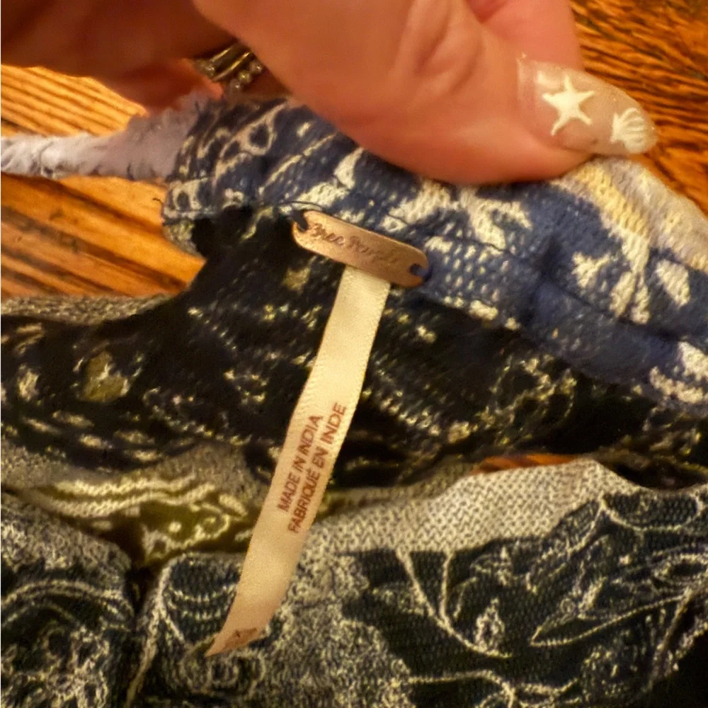 Free people multicolored crop top size XS
